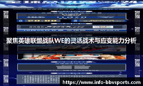 聚焦英雄联盟战队WE的灵活战术与应变能力分析
